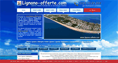 Desktop Screenshot of lignano-offerte.com