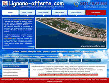 Tablet Screenshot of lignano-offerte.com